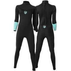 Neoprenanzug damen Wave Power 4/3 mm Black / Seafoam - M