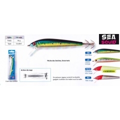Seequid Phosphor/Rotkopf-Tintenfisch