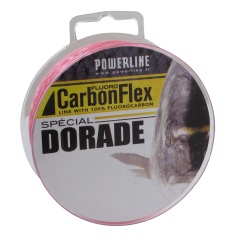 Nylon Powerline Carbonflex Fluoro rosa Sp Daurade 300 m 36,9/100 - 12,55 kg