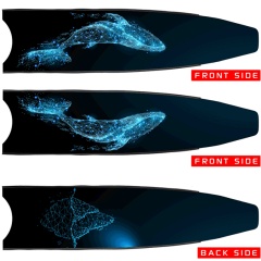 Blätter Leaderfins Carbon - Medium - Kreatur Walfisch