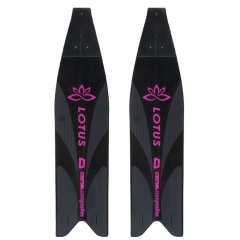 Blätter Cetma-Polymer Lotus – Schwarz und Rosa