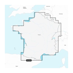 Seekarte Garmin Navionics Regular - NSEU080R - Frankreich, Seen und Flüsse