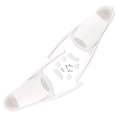 Paar Fußtaschen Leaderfins Forza White - Größe 41-42