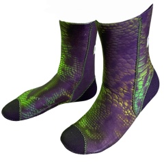 Chaussons Denty Spearfishing Anaconda vert 3 mm