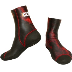 Speerfischen neoprensocken Denty Spearfishing Anaconda rot - 3 mm