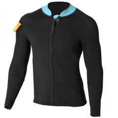 Neopren Top Wasserwandern Herren Ocean Step Optimizer 2/2 mm Black Oil Blue-S