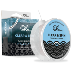 Geflochtene Angelschnur C&C Fishing Clear & Spin Transparent 100 m / 0,12 mm