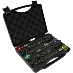 Satz mit 4 Karpfen-Probenwaagen CR4 leuchtend