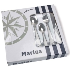 Satz von 24 CouleurmerMarina-Platzdecken