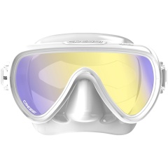 Masque Cressi Honey Femme Blanc UV 420 Bleu / Jaune