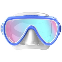Masque Cressi Honey Femme Blanc / Lila UV 420 Bleu / Orange