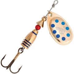 Spinner Suissex Gold Blau Dots - N° 1