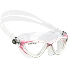 Schwimmmaske Cressi Planet Googles - Weiß/Rosa