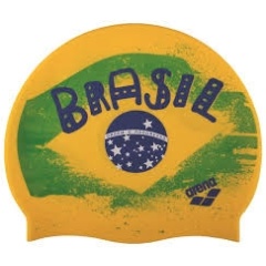 Badekappe Arena Print 2 Flag-brasil