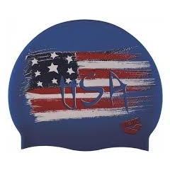 Badekappe Arena Print 2 Flag-usa