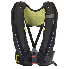 Gilet gonflable Spinlock Deckvest Duro SOLAS 275 N Automatique Noir