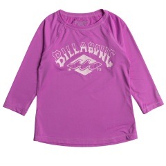 Kurzärmeliges Lycra für Kinder Billabong All Days Bright Orchid-T.16