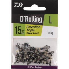 Drehgelenk Daiwa Barrel Dreifach-3-Wege-Drehgelenk GRÖSSE L