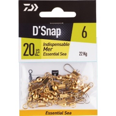 Tonnenwirbel mit karabiner Daiwa Sea ES NR. 8