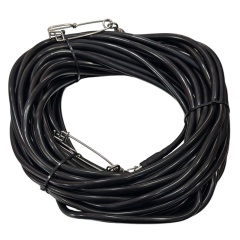 Float Line Denty Spearfishing, schwarz – 20 m
