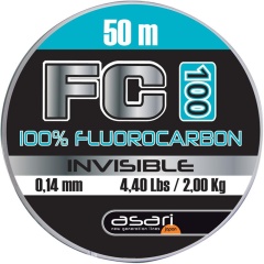 Nylon Asari FC 100% Fluorocarbon - Durchmesser 0,16mm