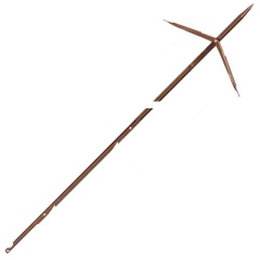 Tahitian-Pfeil Devoto Tahitian-Pfeil mit kerbe - Zwei widerhaken ∅6.5 mm