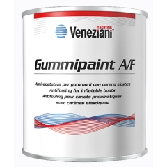 Antifouling Veneziani Gummipaint Schlauchboot 0,5L Schwarz