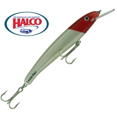 Schwimmende Kunstköder Halco Sorcerer 150 H53 White Redhead
