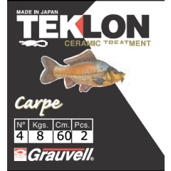 Montierte-haken Karpfen Nr. 1/0 Teklon 