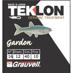 Einzelhaken montiert für Plötze Teklon