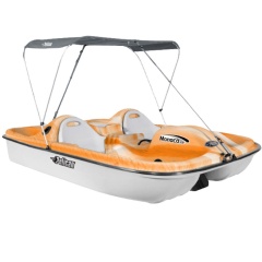 Pedalo bateau à pédales Pelican Monaco DLX Orange