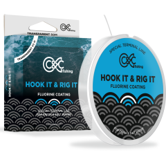 Nylon Fluoro C&C Hook It & Rig It Transparent 50 m / 0,40 mm