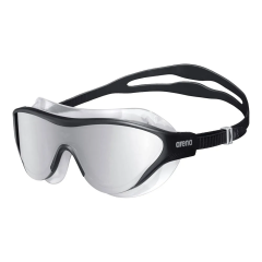 Schwimmmaske Arena The One Mirror - Silver black black