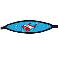 Komfort Neoprenhülle für Maskenband - Shark