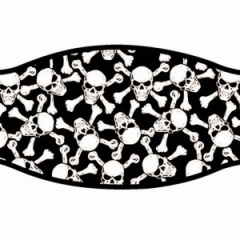 Komfort Neoprenhülle für Maskenband mit doppeltem Velcro - Texture Head