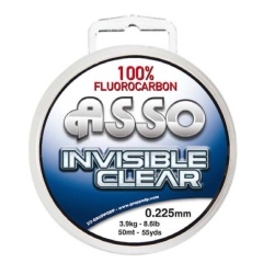Nylon Asso Fluoro Unsichtbar Klar 30 m 19/100