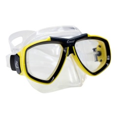 Maske Cressi Focus Klar/Gelb