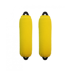 Paire chaussettes pare-battage Fendress simple épaisseur F5 30x76 - Jaune