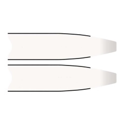 Blätter Leaderfins Snow Fibre – Medium – Black – No Logo