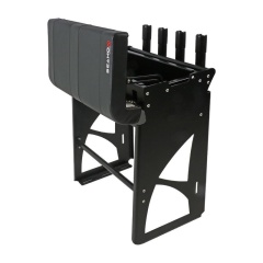 Bolster Seanox Leaning post Alu Schwarz Komplett