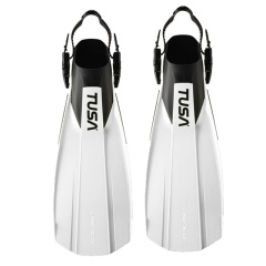 Verstellbare Tusa Libérator Flossen tauchen, weiß