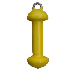 Bleigewicht Sublest für Tauchboje plastifiziert Gelb 300g