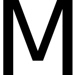 Euromarine klebebeschriftung schwarz 40mm - Buchstabe: M