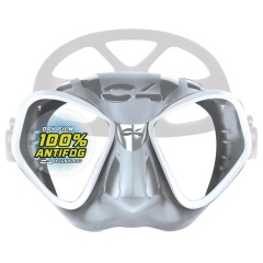 Speerfischen maske C4 Condor Anti-Beschlag -White