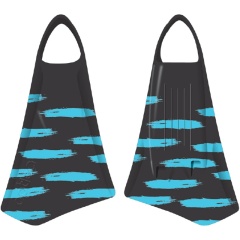 Bodyboard Flossen Sniper MK2 | Schwarz/Cyan