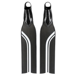 Molchanovs Pro Bifins 3 Carbon Apnoe-Flosse, Weiß – Medium