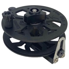 Angelrolle ermes Albatros 100 Klein - Schwarz