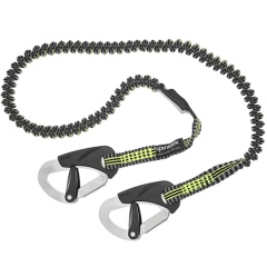 Longe de vie élastique Spinlock Racing 2 mètres  2 mousquetons