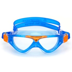 Aquasphere Schwimmmaske vista Junior Schwimmbrille - Transparent / Orange