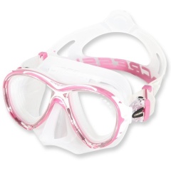 Tauchmaske Cressi Naxos Transparent/Rosa